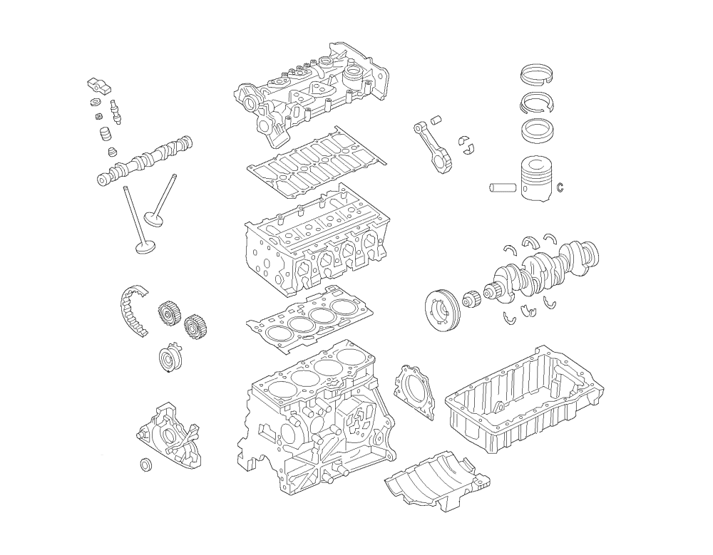 Engine Rebuild Kit: For CBHA and CBJB Engines – Industrial Parts Place